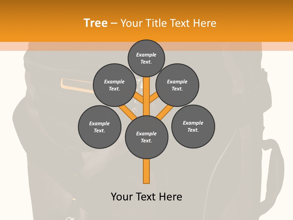 Rolling Luggage Duffle Bag With Pull Handle PowerPoint Template