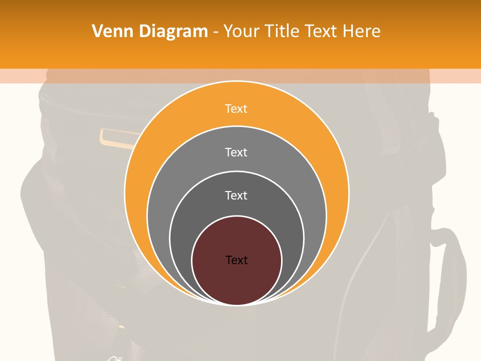 Rolling Luggage Duffle Bag With Pull Handle PowerPoint Template