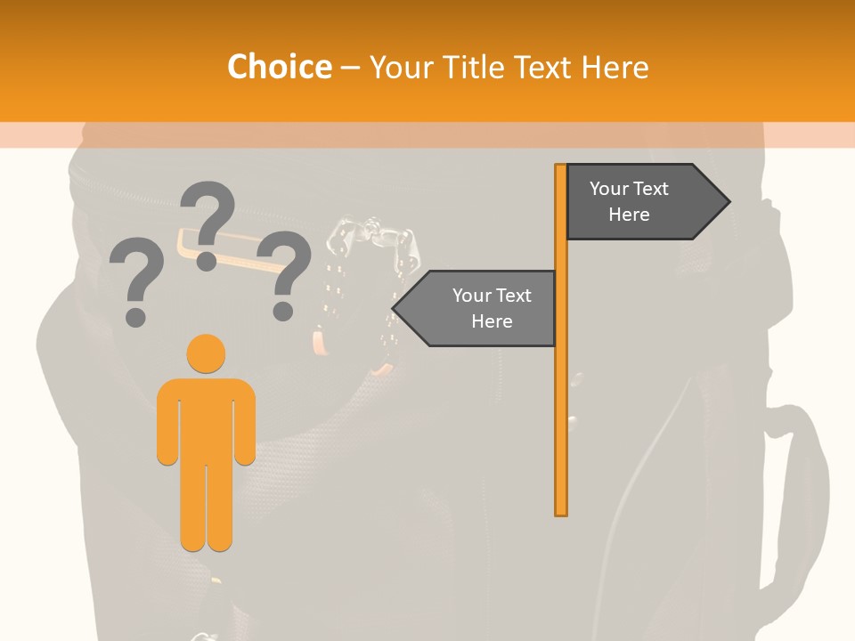 Rolling Luggage Duffle Bag With Pull Handle PowerPoint Template