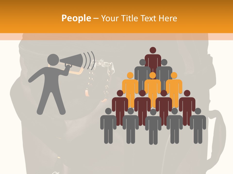 Rolling Luggage Duffle Bag With Pull Handle PowerPoint Template