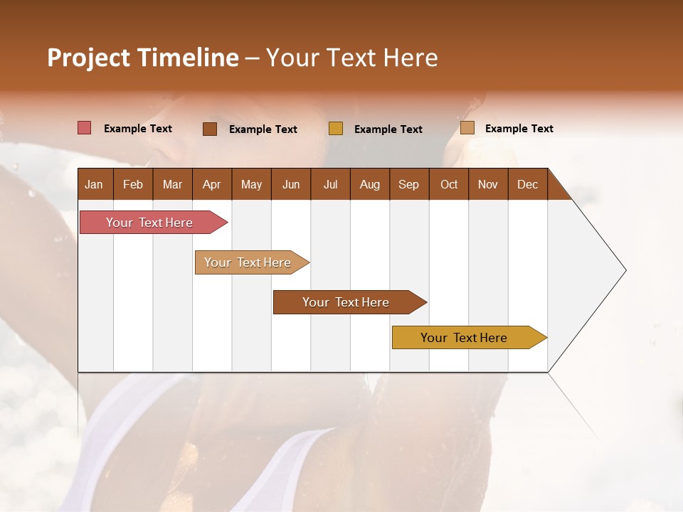 Heat. The Young Woman Bathes In A City Fountain PowerPoint Template