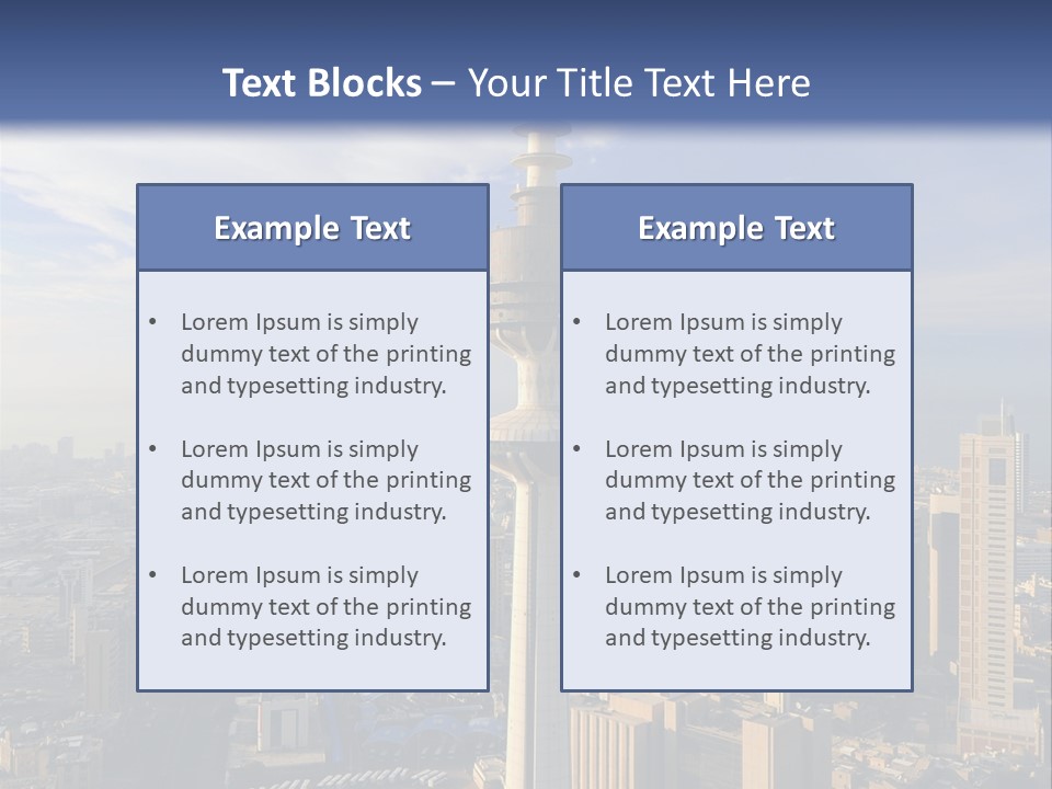 Some Famous Places In Kuwait Shooting From The Sky PowerPoint Template