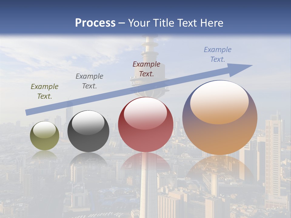 Some Famous Places In Kuwait Shooting From The Sky PowerPoint Template