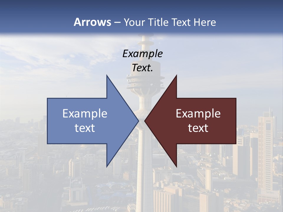 Some Famous Places In Kuwait Shooting From The Sky PowerPoint Template