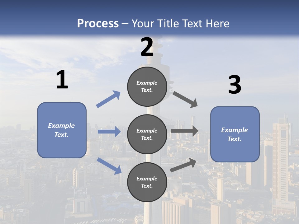 Some Famous Places In Kuwait Shooting From The Sky PowerPoint Template