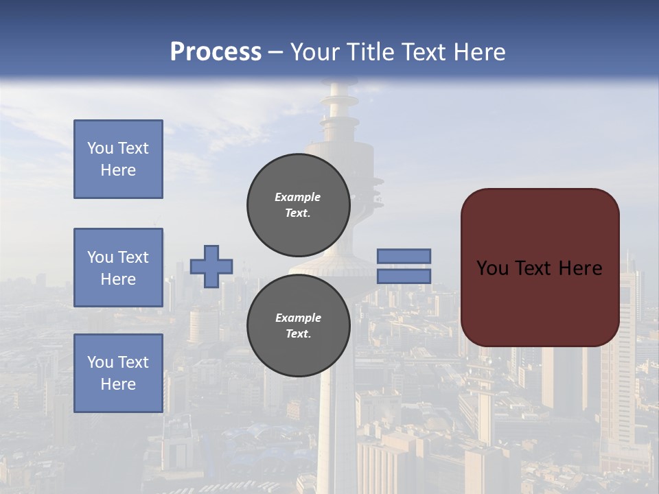 Some Famous Places In Kuwait Shooting From The Sky PowerPoint Template