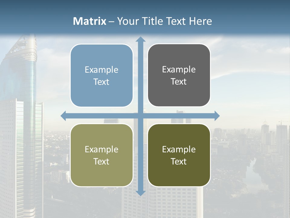 Jakarta Cityscape PowerPoint Template