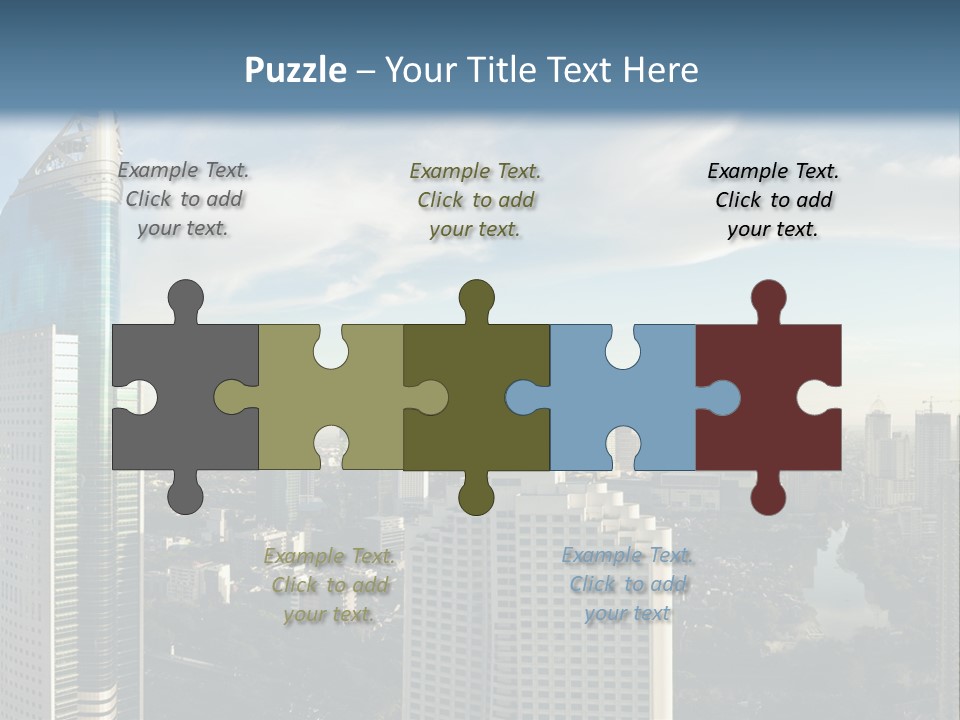 Jakarta Cityscape PowerPoint Template