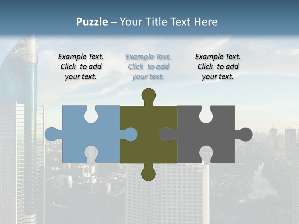 Jakarta Cityscape PowerPoint Template