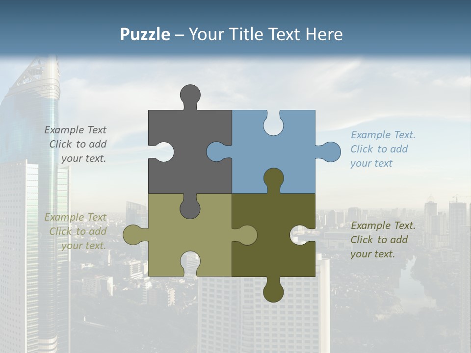 Jakarta Cityscape PowerPoint Template