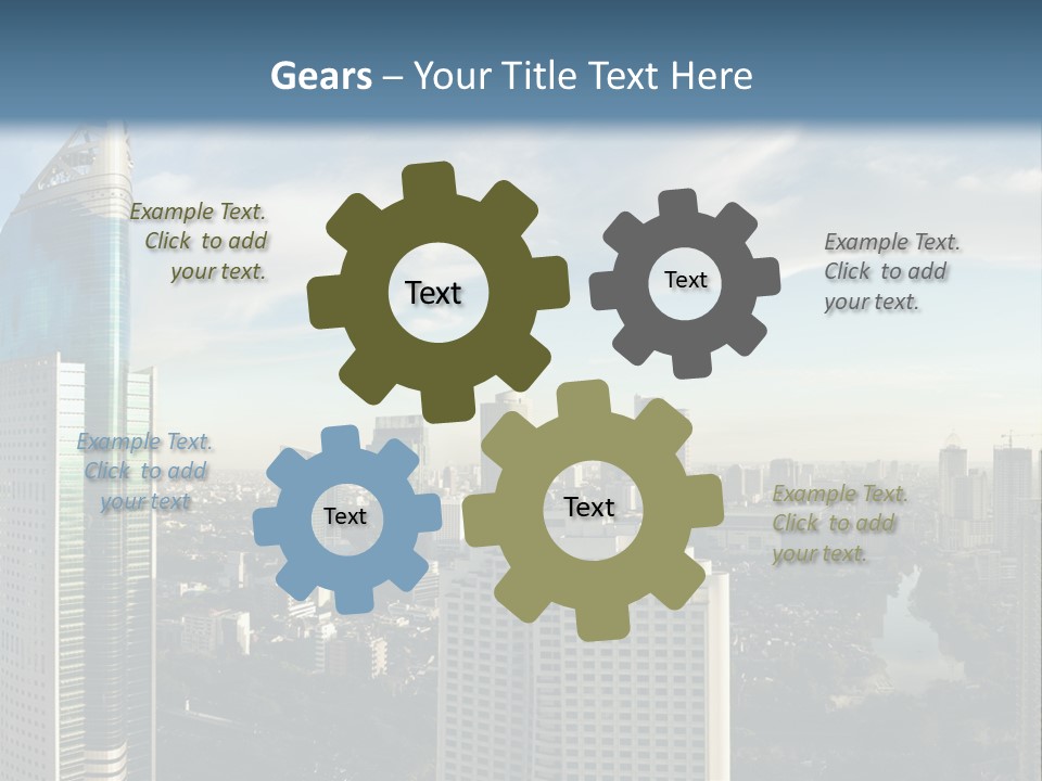 Jakarta Cityscape PowerPoint Template