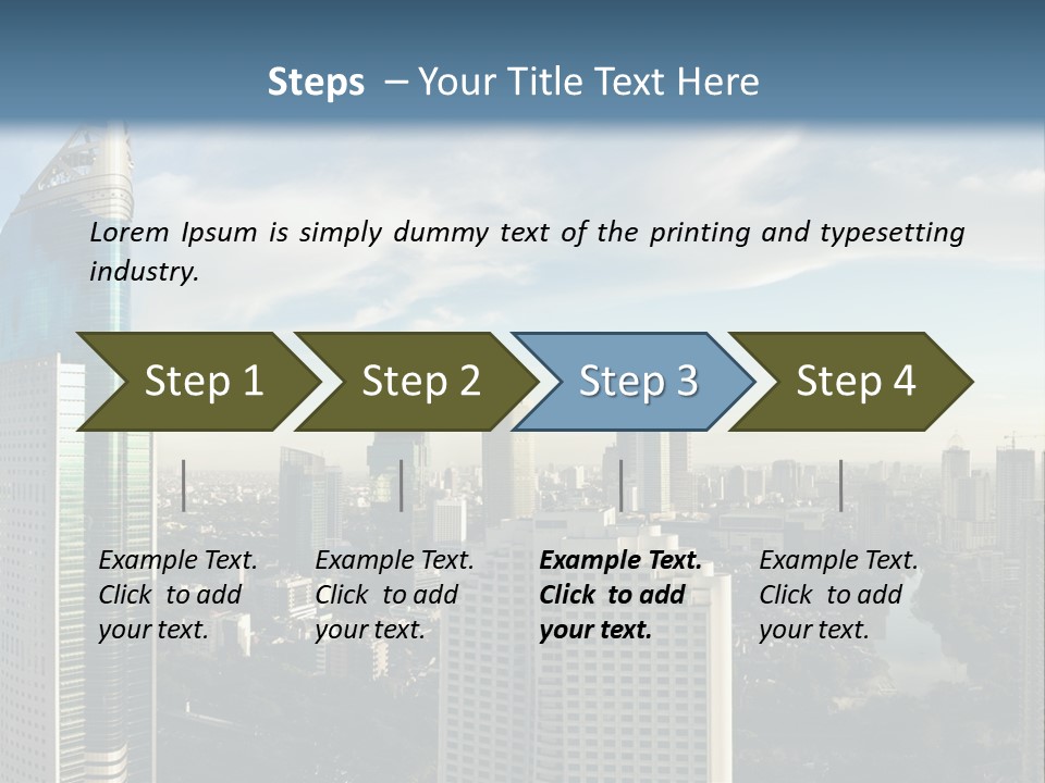 Jakarta Cityscape PowerPoint Template