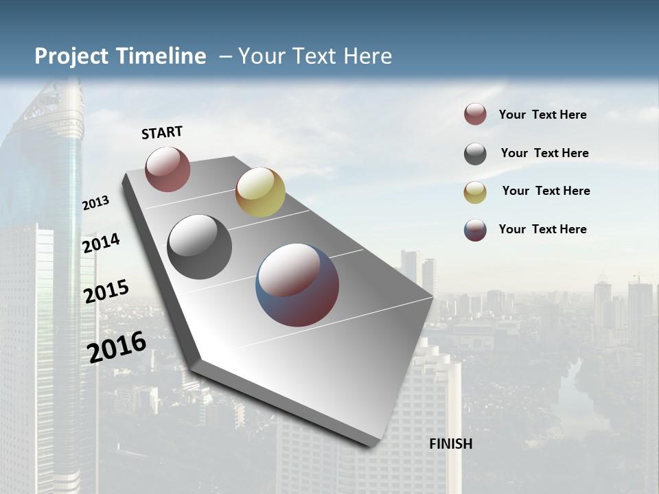 Jakarta Cityscape PowerPoint Template