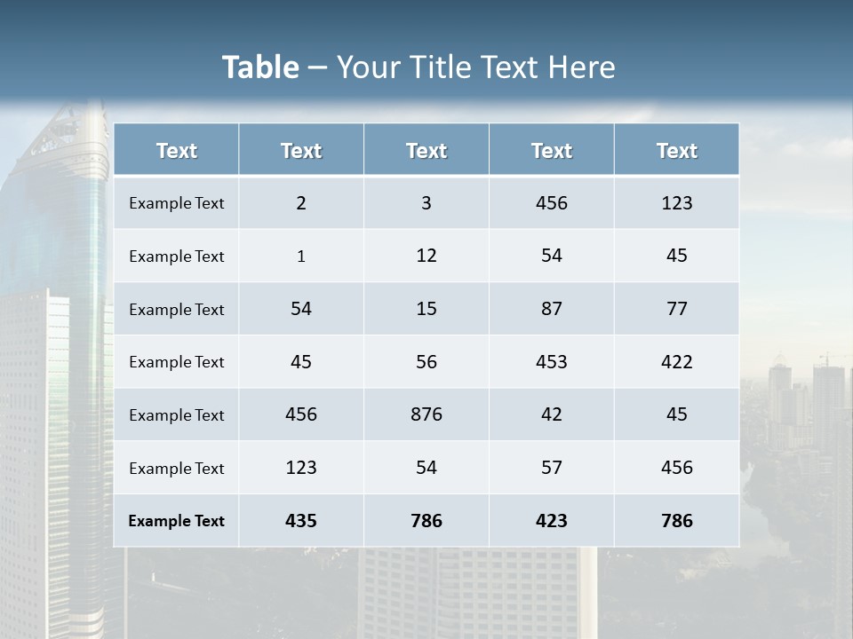 Jakarta Cityscape PowerPoint Template