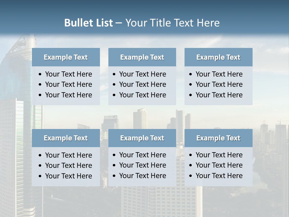 Jakarta Cityscape PowerPoint Template
