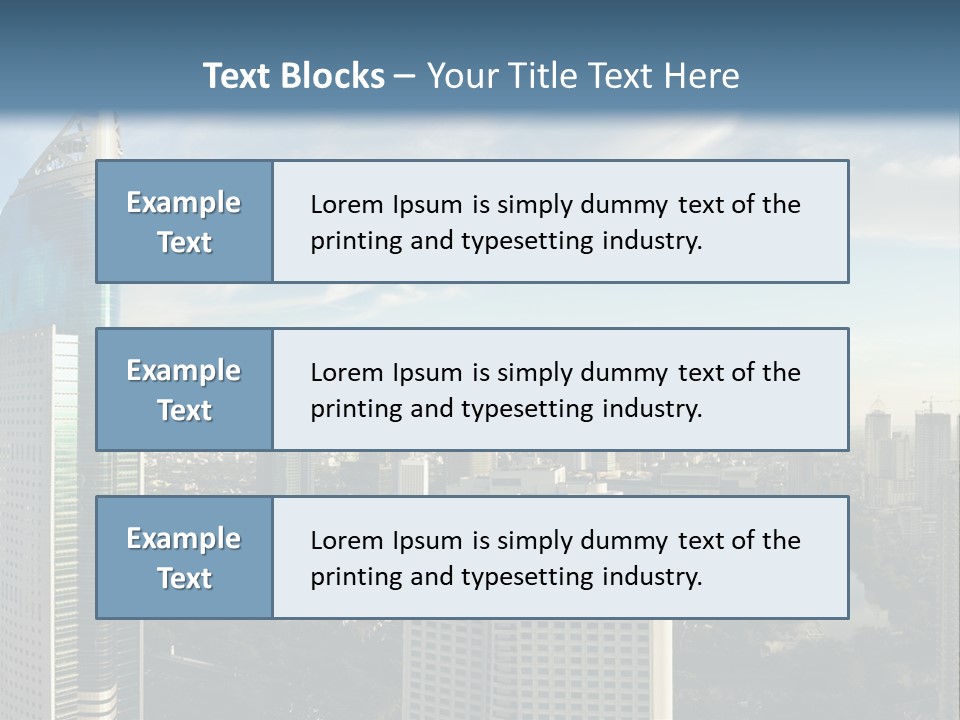 Jakarta Cityscape PowerPoint Template