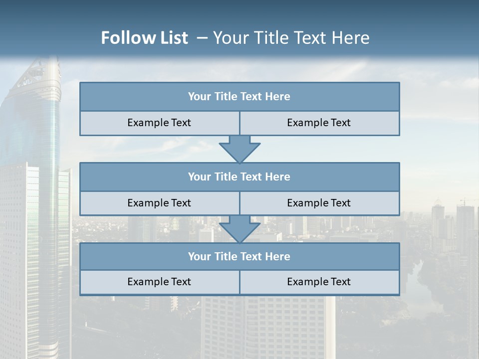 Jakarta Cityscape PowerPoint Template