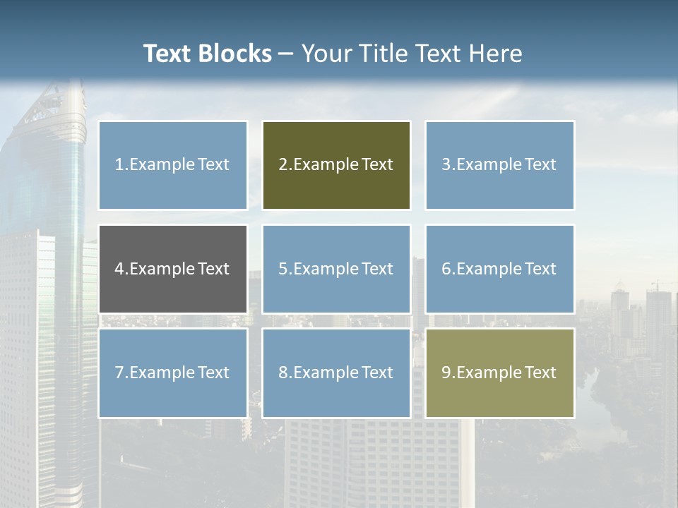 Jakarta Cityscape PowerPoint Template