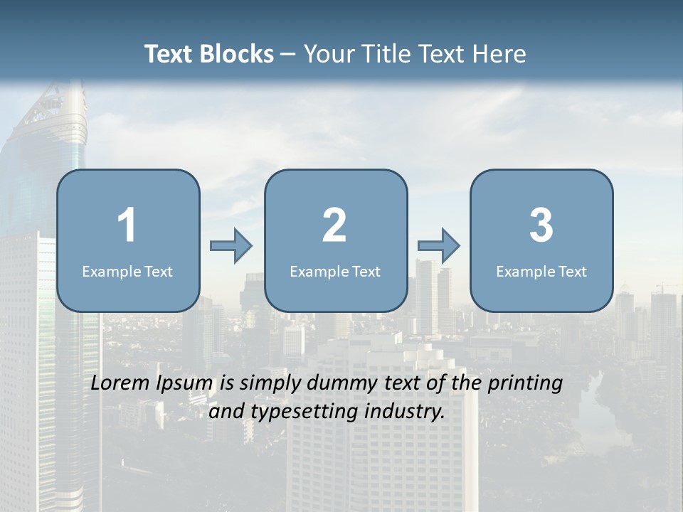 Jakarta Cityscape PowerPoint Template
