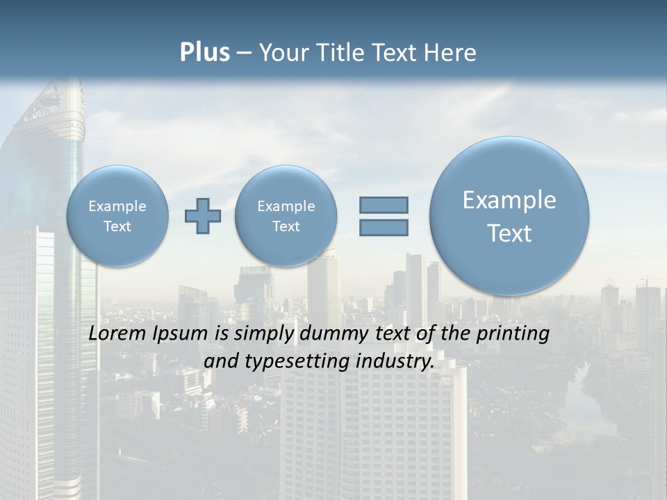 Jakarta Cityscape PowerPoint Template