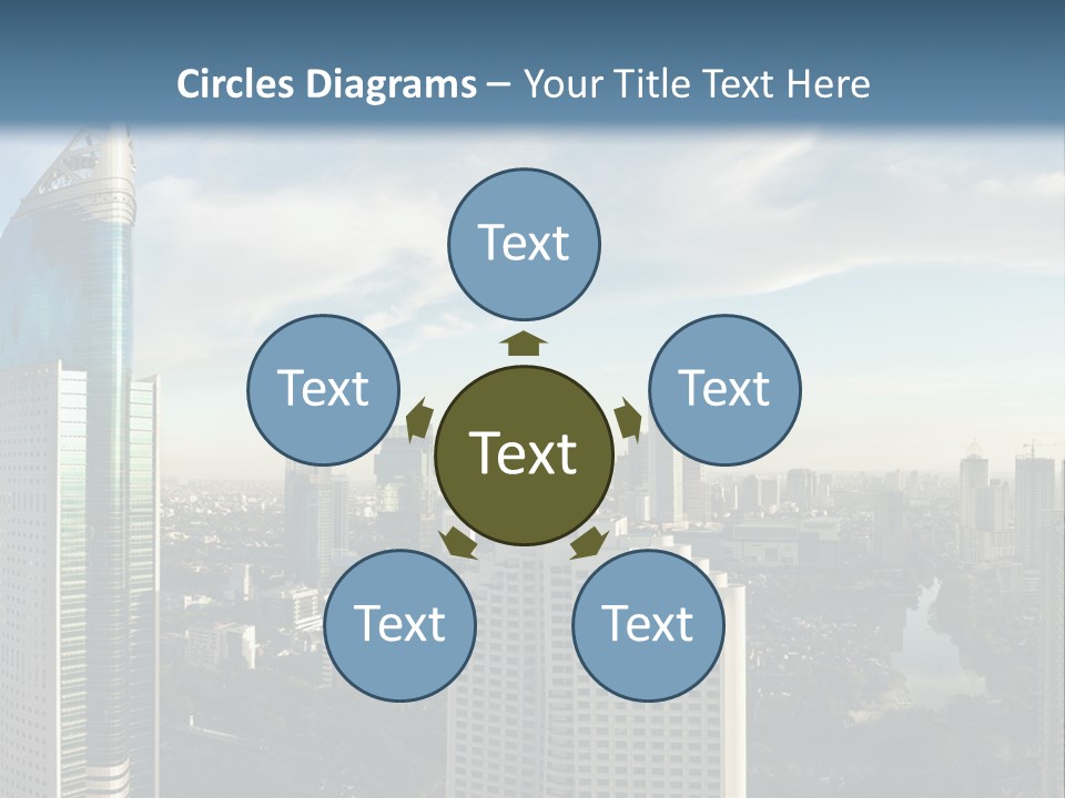 Jakarta Cityscape PowerPoint Template