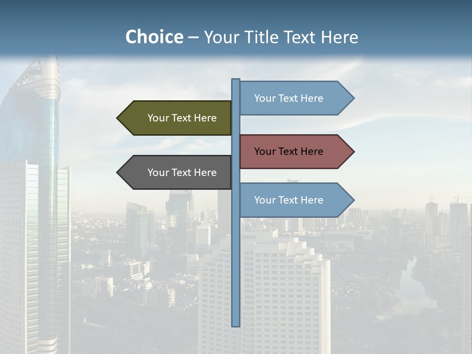 Jakarta Cityscape PowerPoint Template