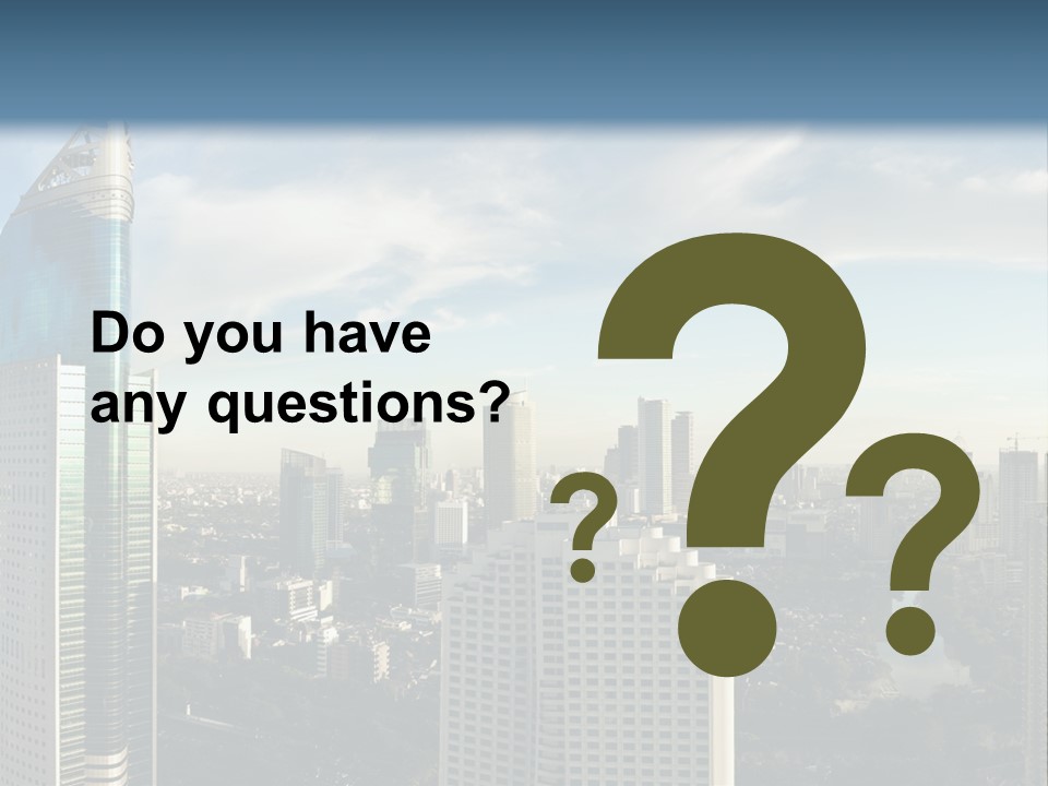 Jakarta Cityscape PowerPoint Template