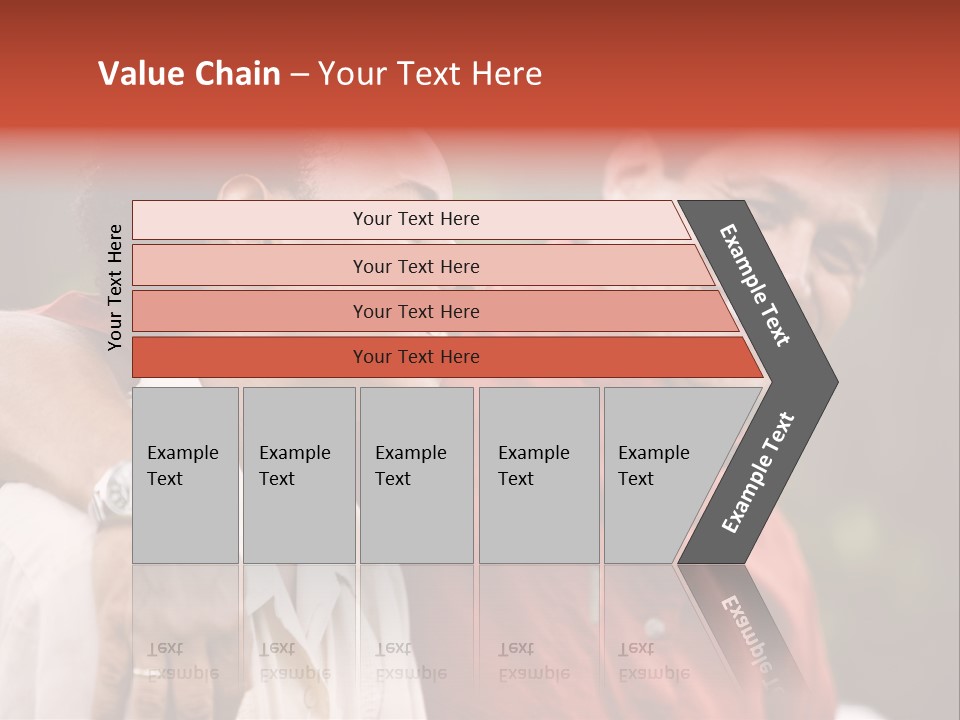 Hispanic Father With African American Teenage Son PowerPoint Template