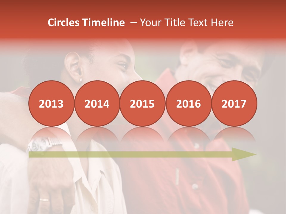 Hispanic Father With African American Teenage Son PowerPoint Template