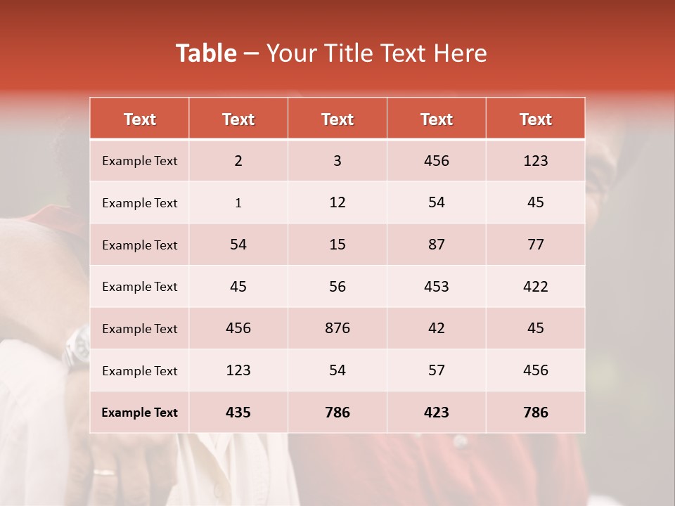 Hispanic Father With African American Teenage Son PowerPoint Template