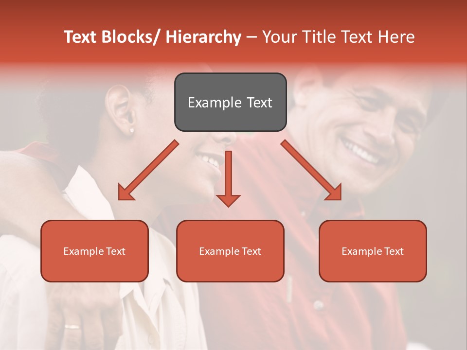 Hispanic Father With African American Teenage Son PowerPoint Template