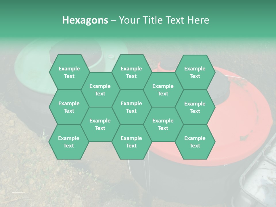 Septic System Instalation In Rural Area PowerPoint Template