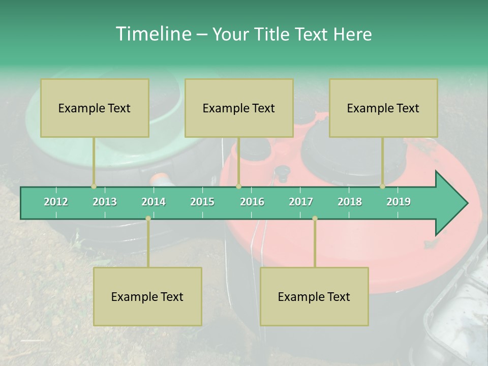 Septic System Instalation In Rural Area PowerPoint Template