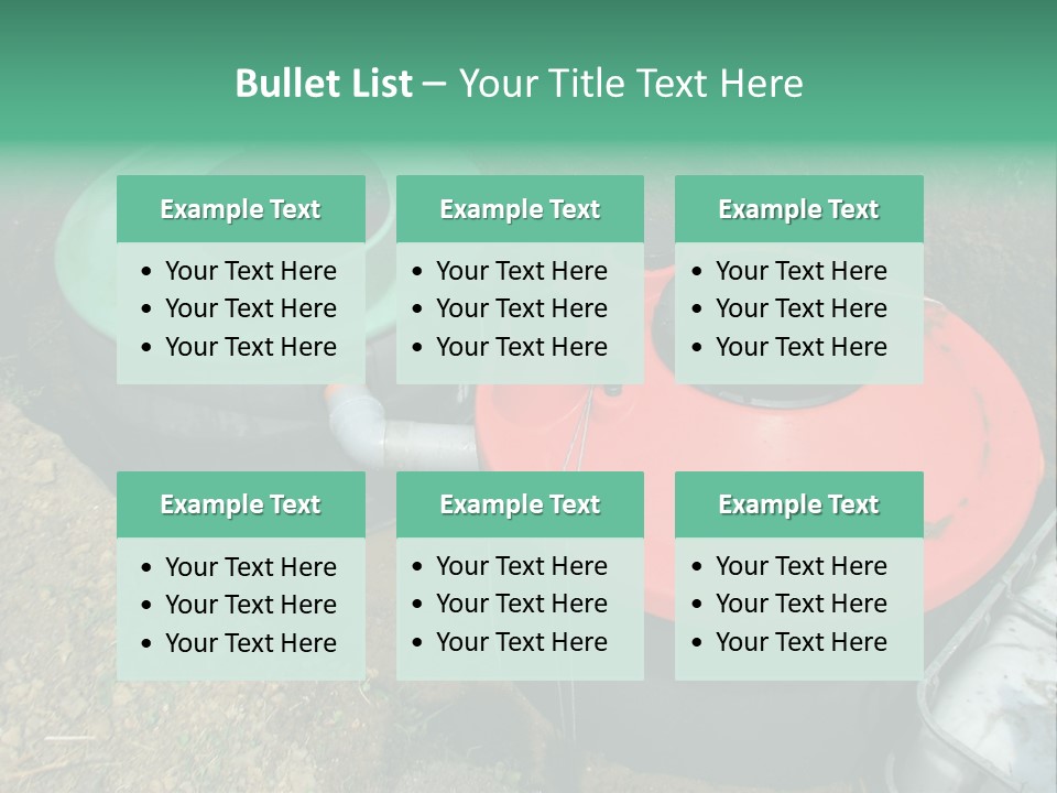 Septic System Instalation In Rural Area PowerPoint Template