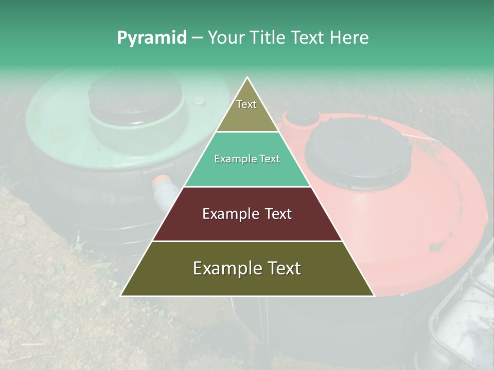 Septic System Instalation In Rural Area PowerPoint Template