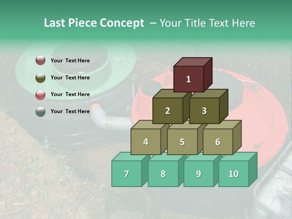 Septic System Instalation In Rural Area PowerPoint Template