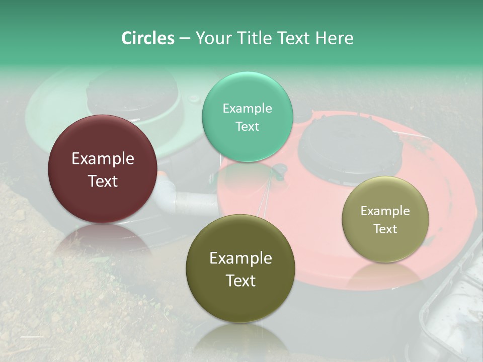 Septic System Instalation In Rural Area PowerPoint Template