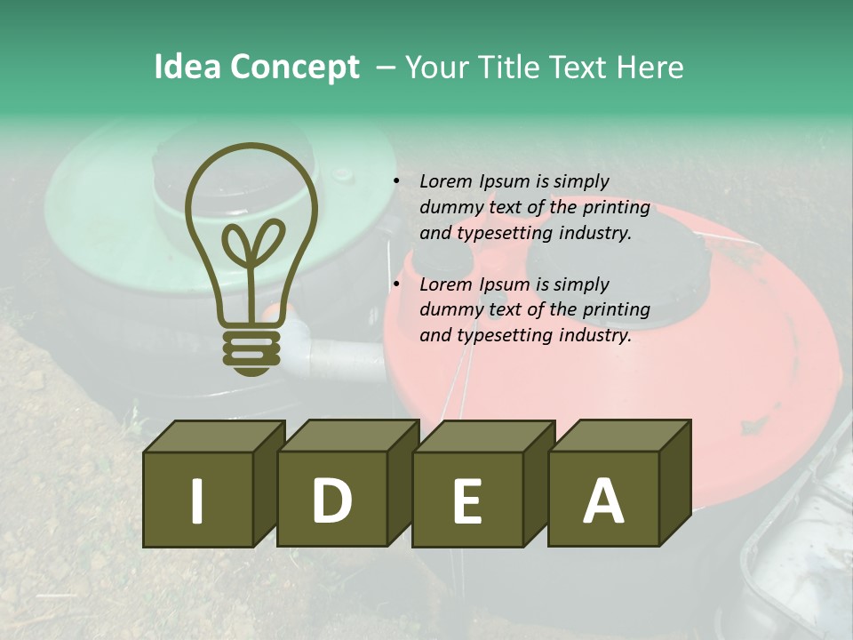 Septic System Instalation In Rural Area PowerPoint Template