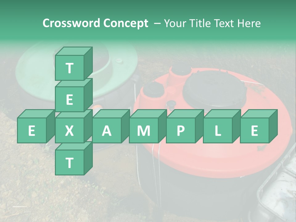 Septic System Instalation In Rural Area PowerPoint Template