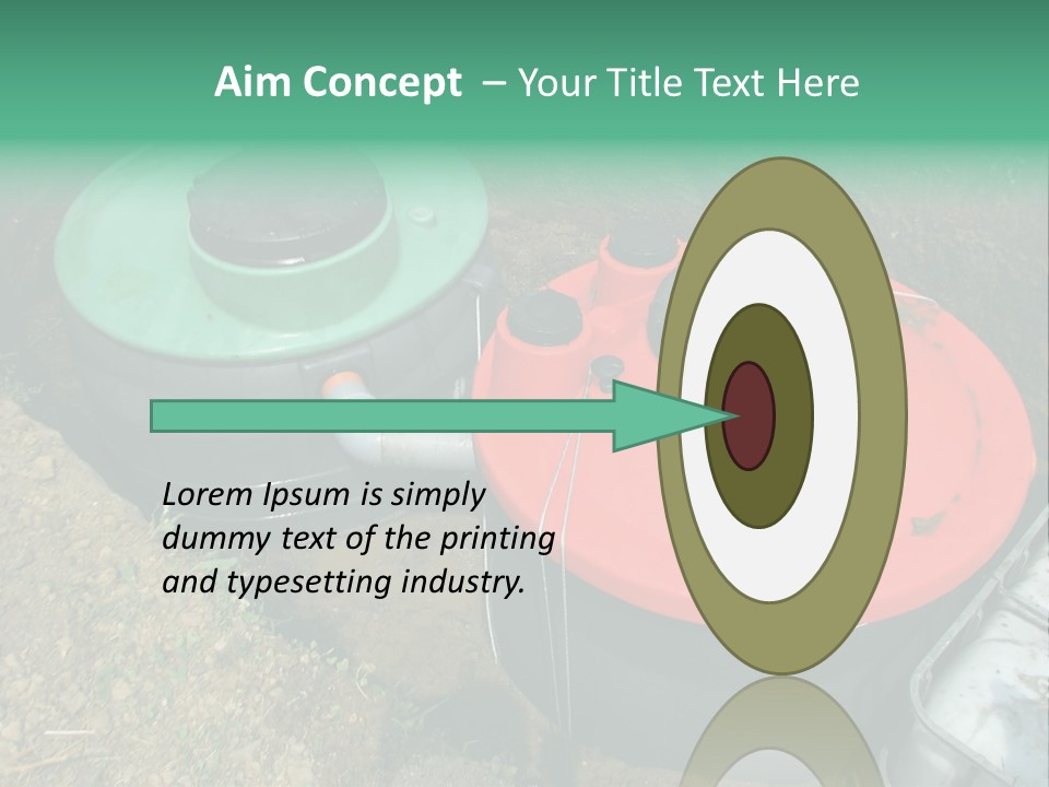 Septic System Instalation In Rural Area PowerPoint Template