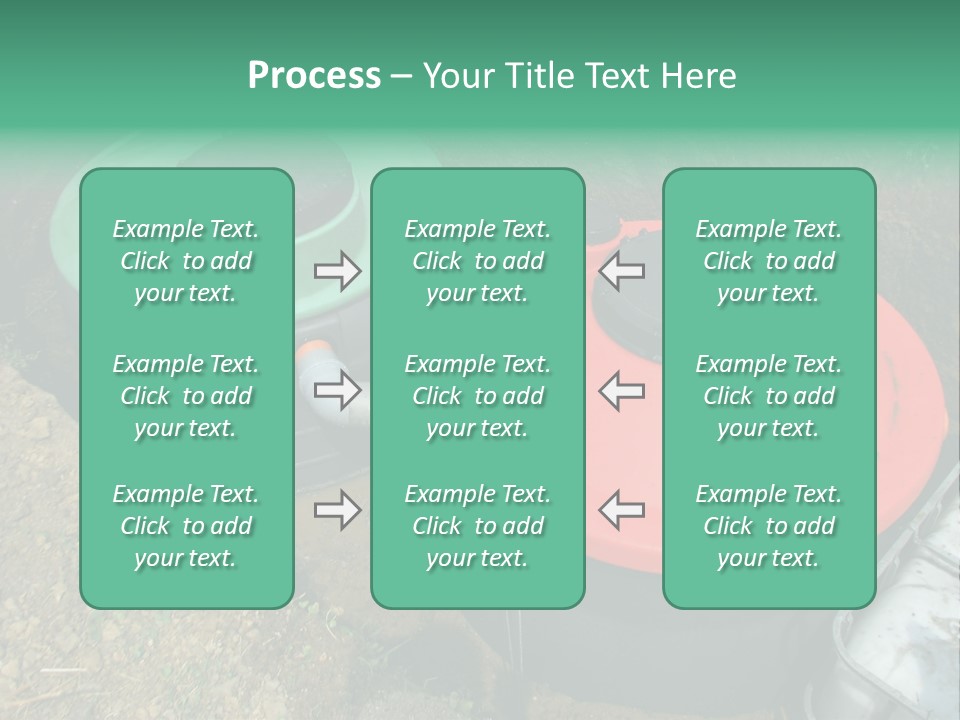 Septic System Instalation In Rural Area PowerPoint Template