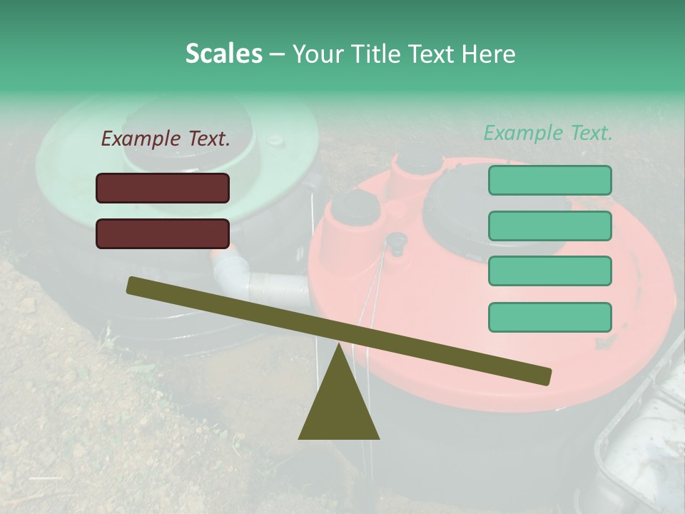 Septic System Instalation In Rural Area PowerPoint Template