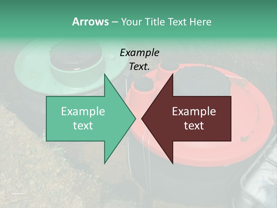 Septic System Instalation In Rural Area PowerPoint Template
