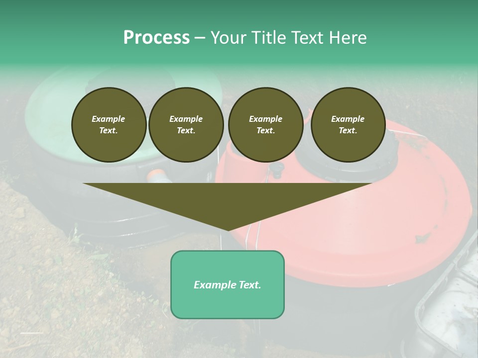 Septic System Instalation In Rural Area PowerPoint Template