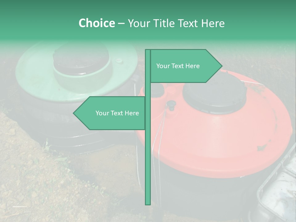 Septic System Instalation In Rural Area PowerPoint Template