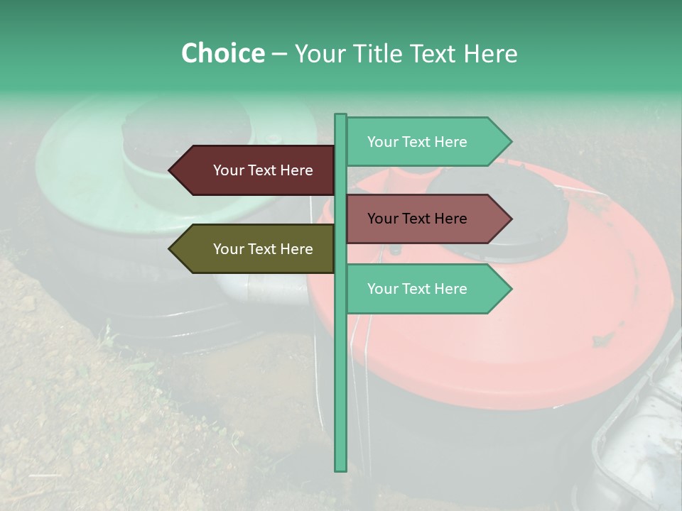 Septic System Instalation In Rural Area PowerPoint Template