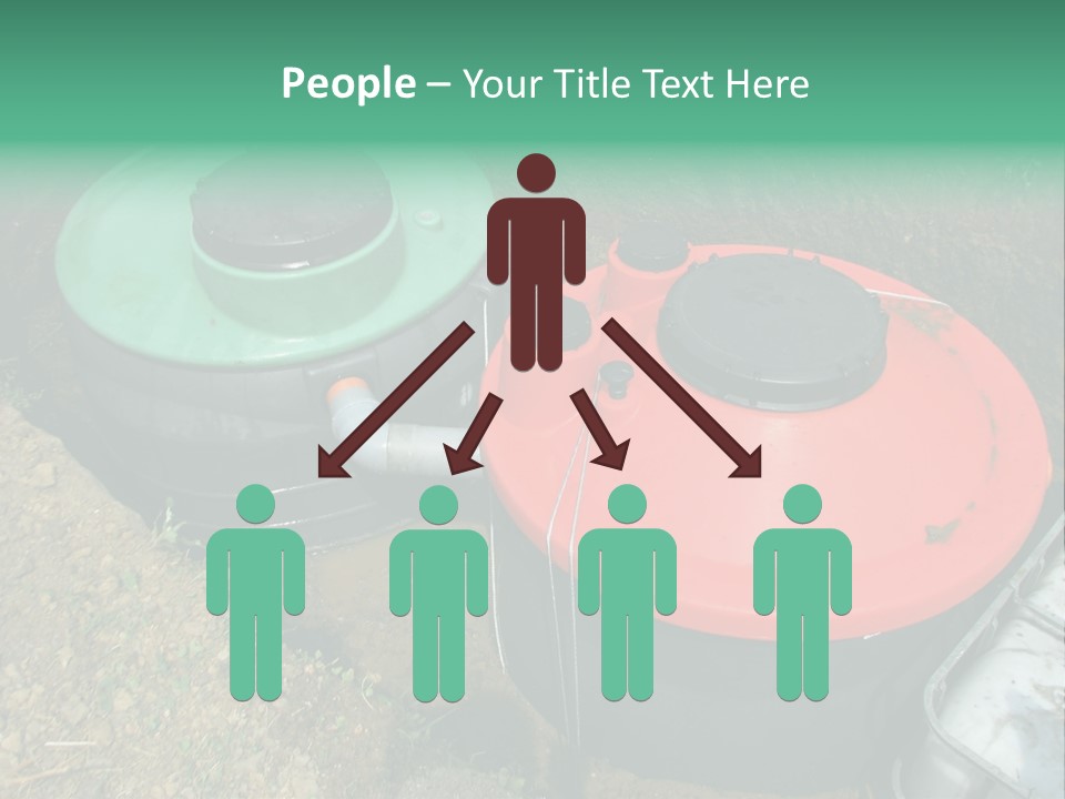 Septic System Instalation In Rural Area PowerPoint Template