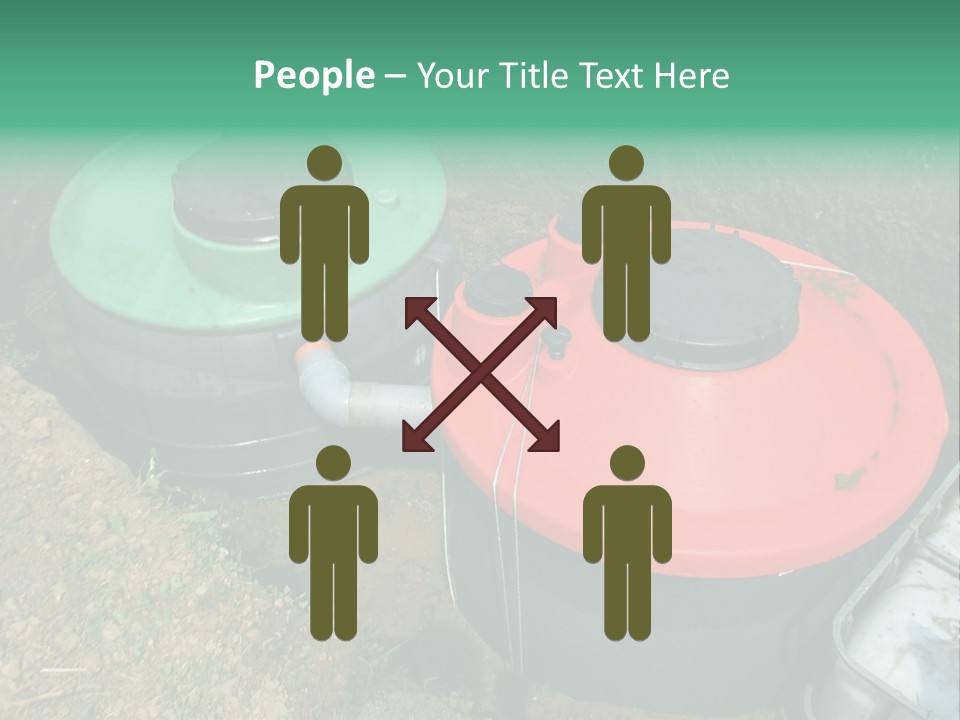 Septic System Instalation In Rural Area PowerPoint Template