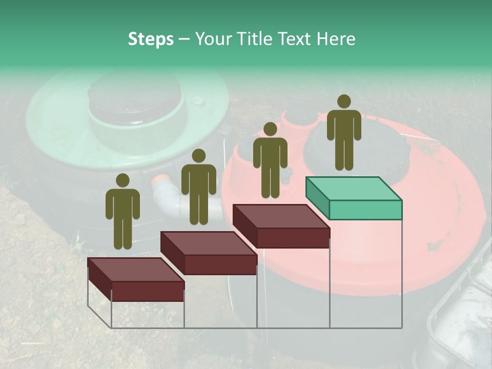 Septic System Instalation In Rural Area PowerPoint Template