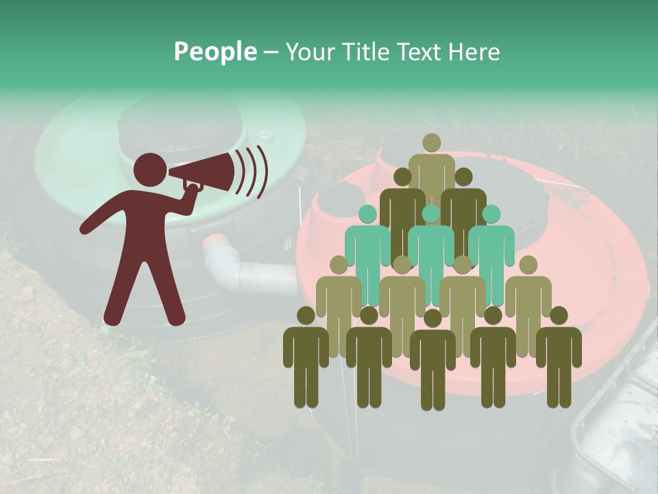 Septic System Instalation In Rural Area PowerPoint Template